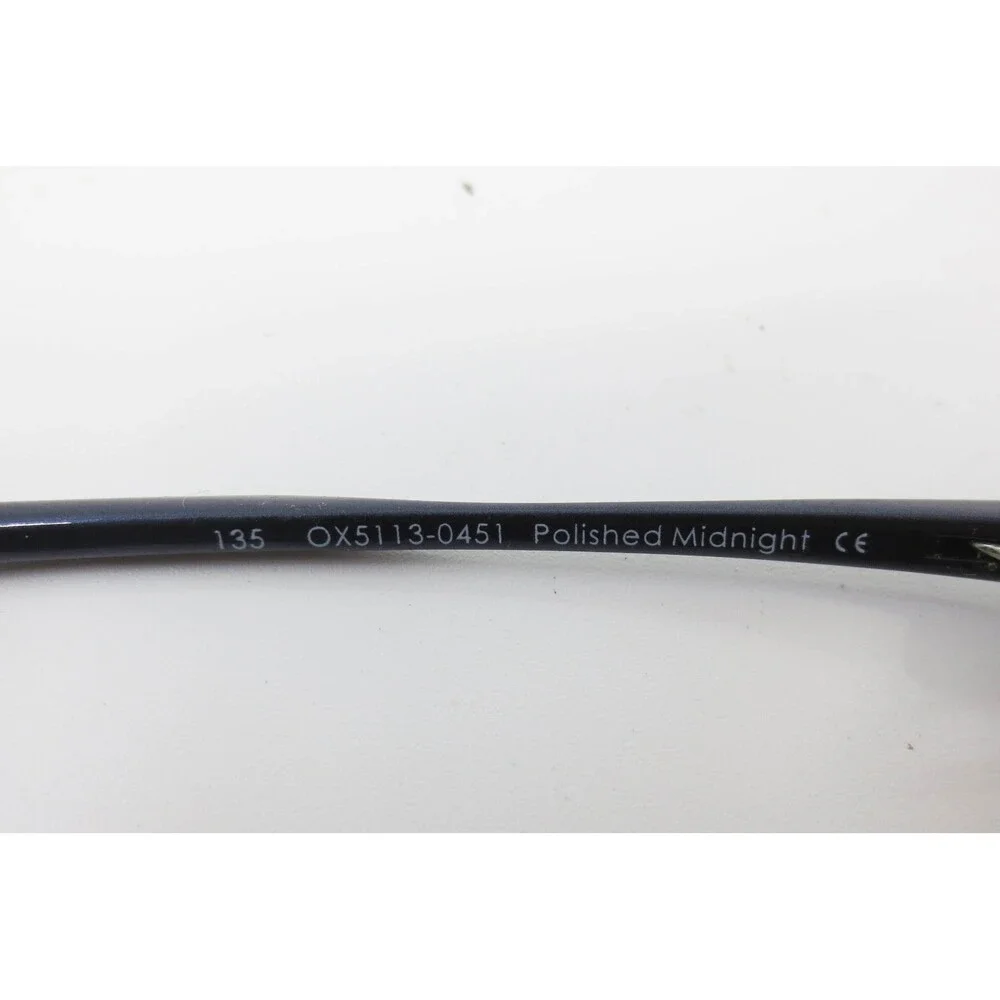 Oakley Lizard Eyeglasses Polished Midnight Blue Titanium Frames OX5113-0451